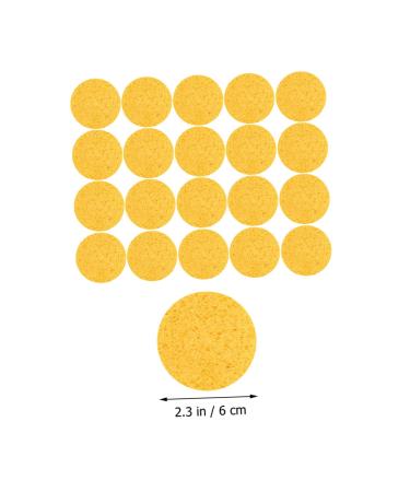FRCOLOR 80 Pcs Round Makeup Sponges - Exfoliating Face & Cleansing Sponge Set for Makeup Removal | International Shipping Available - Buy Online on GoSupps.com