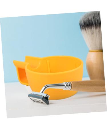 Canight Shaving Foam Cup for Men - Decorative Plastic Bowl & Natural Soap Shell - Buy Online on GoSupps.com