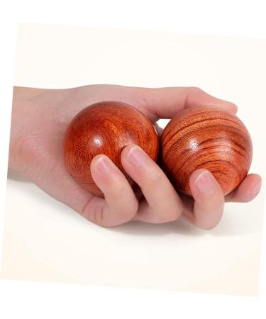 Frcolor 4-Piece Solid Wood Massage Ball Set - Leg & Foot Massage Device for Muscle Relief & Fasciitis Mahogany Fitness Balls - Buy Online on GoSupps.com