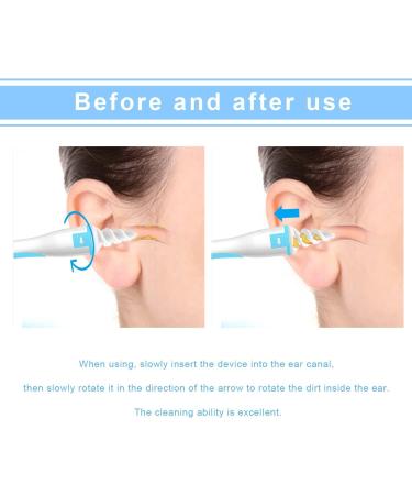 Spiral Ear-Wax Remover Set with 16 Soft Replacement Heads - Small Size - Buy Online on GoSupps.com