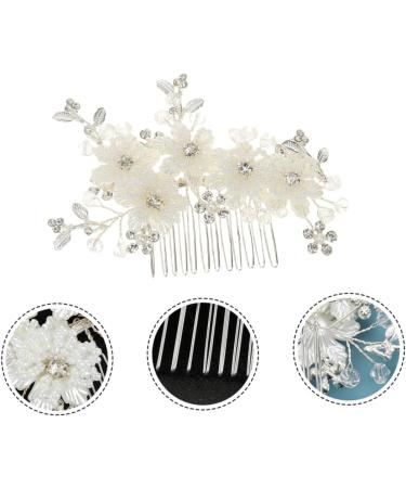 Angoily Side Comb Bridal Hair Comb Wedding Hair Pieces Combs Tiara Hair Comb for Accessories Hair Gems for Women Bride Hair Comb Bride Hair Jewelry The Flowers Hair Accessories - Buy Online on GoSupps.com