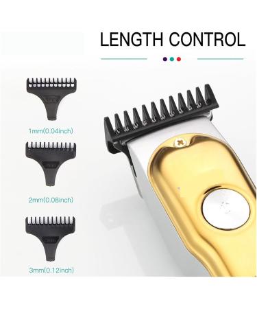 Professional Gold Cordless Hair Trimmer & Clippers for Men | Electric Barber Razors & Hair Trimmers - Shop Internationally - Buy Online on GoSupps.com