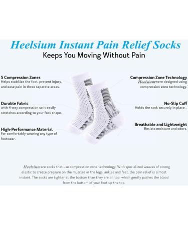 YODAOLI Stunor Dr Neuropathy Compression Socks - 3 Pairs Mix L/XL for Neuropathy Relief - Buy Online on GoSupps.com