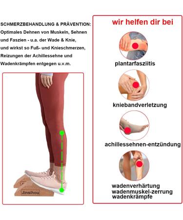 Purchase Wadendehner 2 Set - Non-Slip Cork Yoga Blocks for Knee & Leg Extensions | Ideal for Stretching & Mobilization | International Shipping Available - Buy Online on GoSupps.com