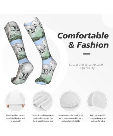 Great Pyrenees Compression Socks for Men & Women - 15-20 mmHg Support for Running & Cycling - Buy Online on GoSupps.com