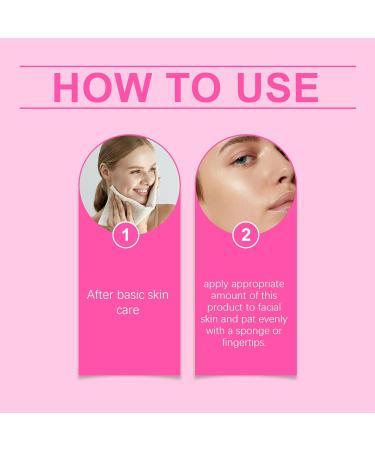  blmcoos Peptide Balm Foundation Balm Foundation for Mature Skin Medium Modular Covering Powder Anti-Aging No Transfer Moisturizing Smoothes Texture Brightens (#2#4) - Buy Online on GoSupps.com