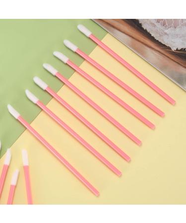 100 Pcs Pink Lipstick Applicator Brushes - Lip Gloss & Concealer Makeup Wands - Buy Online on GoSupps.com