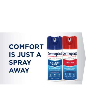 Dermoplast Pain & Itch Relief Spray 2.75oz - Minor Cuts, Burns, Bug Bites - Buy Online on GoSupps.com