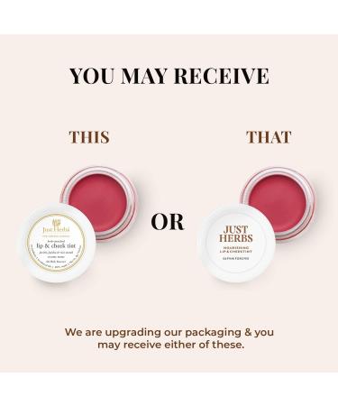 Just Herbs Ayurvedic Natural Lip & Cheek Tint Blush For Women- SLS Chemical & Paraben Free - Buy Online on GoSupps.com