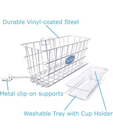 Bundle: Premium Clip-on Walker Basket + Free Carry-All Hooks ($12 Value) - Buy Online on GoSupps.com