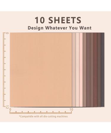 Tintnut Skin Tone Heat Transfer Vinyl Bundle - Cream Barely Beige 10 Sheets 10x12 Inch for DIY T-Shirts & Crafts - HTV Vinyl for Cricut & Silhouette Cameo - Buy Online on GoSupps.com