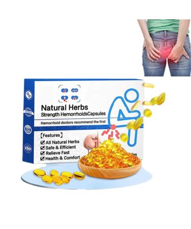 GUSARI Heca Capsules 7pcs/Box Heca Natural Herbal Strength Hemorrhoid Capsules Hemorrhoid Treatment Capsules Natural Hemorrhoid Relief Capsules (1box)
