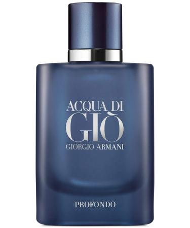 GIORGIO ARMANI Acqua Di Gio Profondo for Men Eau De Parfum Spray 4.2 Ounces, blue 4.2 Fl Oz (Pack of 1)