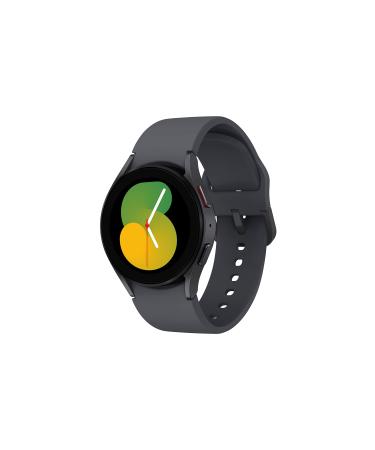 SAMSUNG Galaxy Watch 5 40mm Bluetooth Smartwatch w/Body, Health, Fitness and Sleep Tracker, Improved Battery, Sapphire Crystal Glass, Enhanced GPS Tracking, US Version, Gray Gray 40mm Bluetooth