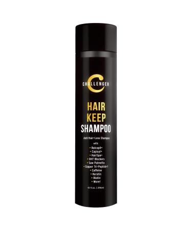 Challenger Men's Hair Keep Shampoo  10 Oz. | DHT Blocking Hair Growth Shampoo | w/Baicapil  Capixyl  HairSpa | Caffeine  Biotin  Hyaluronic Acid  Copper Tri-Peptide  Saw Palmetto & More(2 mo. Supply)