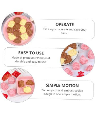 Alipis 2 Sets Biscuit Mold Postage Stamps Biscuits DIY Cookie Mold Baking Mold 3D Baking Tools Embossed - Buy Online on GoSupps.com