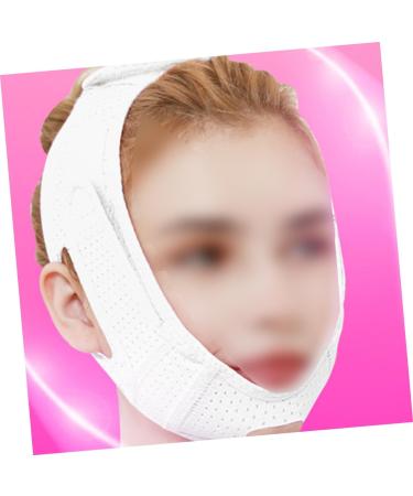Mask chin cheek slim double chin band lifting belt hydrating overnight facelift breathable band strap men and women Belt 90*59cm As Shown - Buy Online on GoSupps.com
