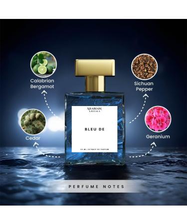 Ara'bian Blue De Eau De Parfum For Men Premium Luxury Long Lasting Fragrance Extrait De Perfume 50ml (1.7 Fl Oz) - Buy Online on GoSupps.com