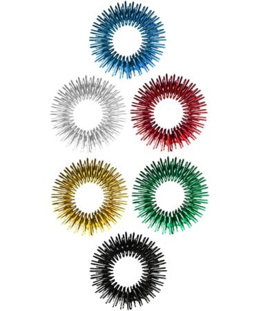 Buy Gleavi 12 STK Acupressure Finger Rings - Finger Massage Gear for Kids & Adults | International Shipping - Buy Online on GoSupps.com