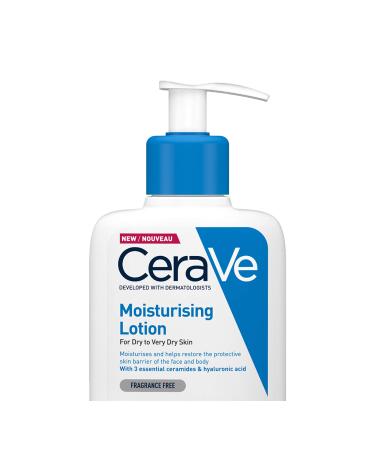 CeraVe Moisturising Lotion for Dry to Very Dry Skin 473 ml with Hyaluronic Acid and 3 Essential Ceramides