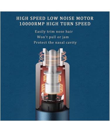 Rechargeable USB Eyebrow & Nose Hair Trimmer Kit - Portable Electric Hair Clipper for Face & Chin Grooming - Buy Online on GoSupps.com