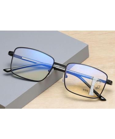 Rapping Glasses - Multifocal Anti-Blue Light Reading Glasses for Men & Women | Metal Frame +1.0 to +2.5 Diopters - Buy Online on GoSupps.com