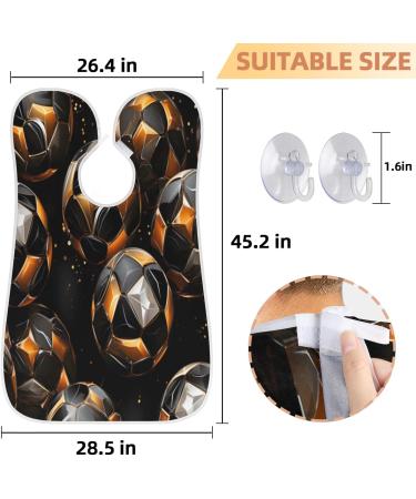 Beard Bib Apron for Men | Beard Hair Catcher with Suction Cups | Perfect Father's Day & Anniversary Gift - Buy Online on GoSupps.com