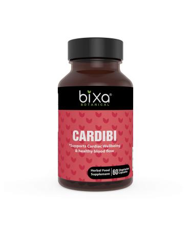 Ayurvedic Natural Herbal Supplement CARDIBI Capsules Pure Authentic Premium Quality 60 Veg Capsules (450mg) (with Arjuna,Guggul, Punarnava, Trikatu Powder and Garlic Extract)