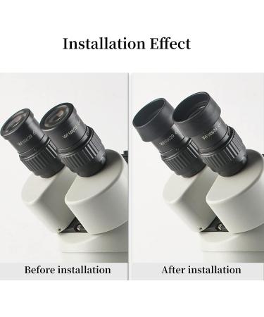 AUNMAS 2PCS Eyepiece Cover Binocular Eye Cups Replacement Guard - 36mm Diameter Stereo Microscope Accessory (KP-H2 Flat Angle) - Buy Online on GoSupps.com