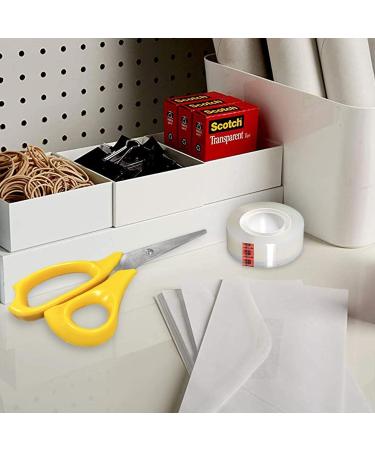 Tape Transparent Tape Clear Tape 3 Rolls Tape Refills 1/2 inch x 1296 inch 3 Boxes Tape Refills for Dispenser + Scissors All Purpose 3 Count - Buy Online on GoSupps.com