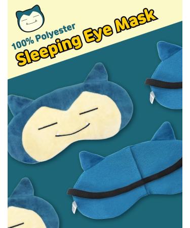 Snorlax Eye Mask & Hibiscus Sleeping Tea Set - Comfort for Restful Sleep | 1 Count - International Shipping Available - Buy Online on GoSupps.com