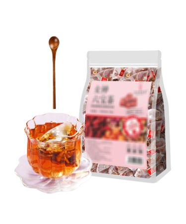 25 Bags Ginseng Six Treasure Tea Ginseng Five Treasures Tea Kidney Teas Formula Ginsengs & Mulberry Herbal Teas for Women