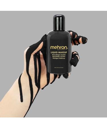Mehron Makeup Liquid Face and Body Paint 4.5 oz - Black | 4.5 Fl Oz (Pack of 1) - Buy Online on GoSupps.com