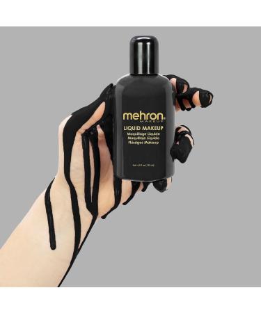 Mehron Black Liquid Makeup (4.5 oz)