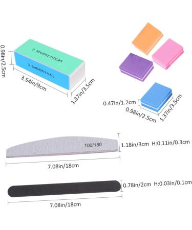 Housoutil 2 Sets Nail Art Tool Nail Buffing Tools para U as Nail Tools Nail Buffer Baby Tools Infant Nail Polish Infant Nail File Baby Nail Polish Nail Polisher Manicure Tofu Cubes - Buy Online on GoSupps.com