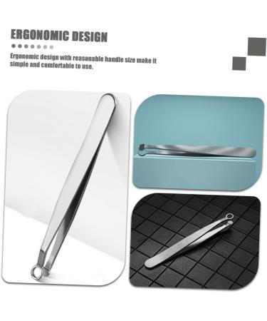 NOLITOY Stainless Steel Nose Hair Clip & Trimmer - Precision Slant Tweezer & Trimming Tool for Small Nose Hair - Portable & Durable - 9.9x1cm Green - Buy Online on GoSupps.com