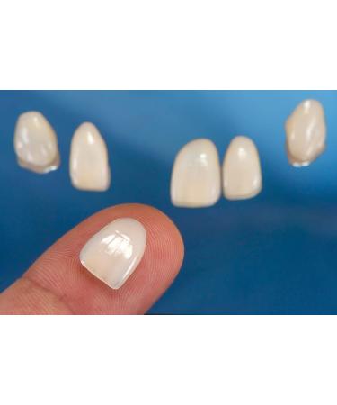 Ultra Thin Tooth Whitening Veneers for Missing or Broken Teeth | Realistic Cosmetically Enhanced Smile | Shade A-2 - Buy Online on GoSupps.com