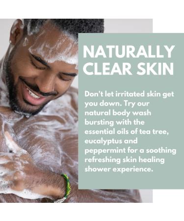 Naturally Solved Tea Tree Shower Gel (200ml) - Anti-Fungal Body Wash for Jock Itch, Thrush, Acne & Athlete's Foot - Buy Online on GoSupps.com