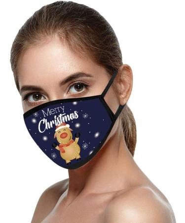 Riou 5-Piece Christmas Mundsprung Washable Bandana Neck Gaiter - Breathable & Comfortable Mouth & Nose Protection for Men & Women - Buy Online on GoSupps.com