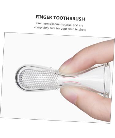 Minkissy Finger Toothbrush Set - 2 Sets for Babies & Toddlers | Safe Mouth Cleaning Tool for Kids & Pets - Buy Online on GoSupps.com