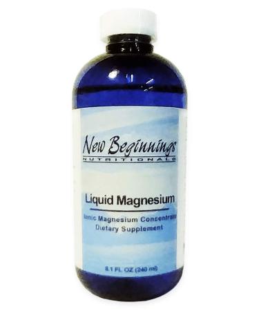 Liquid Ionic Magnesium 8oz | Water-Soluble Magnesium | Easily Absorbed into The Cells with no Digestion Required | Ultra Concentrate Ionic Formula
