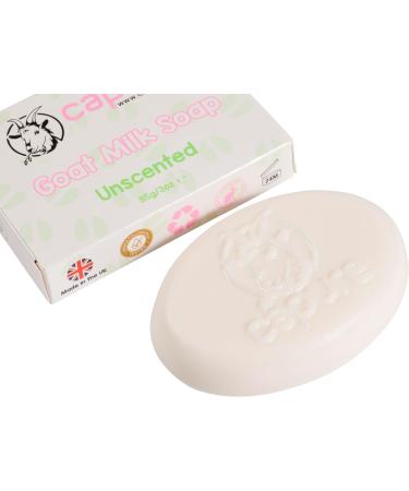 Organic Unscented Goat Milk Soap (85g/3oz) - Gentle and Nourishing - Buy Online on GoSupps.com