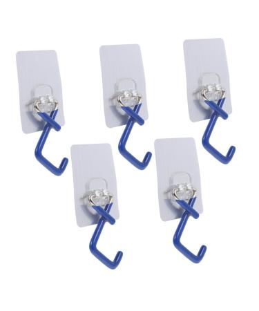 YARNOW 5pcs Mop Hooks Made of Stainless Steel Punch-Free Mop Hook Mop Broom