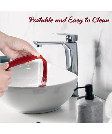Neckline Shaving Template & Hair Trimming Guide - High-Grade Curved Silicone Headband for DIY Home Haircuts Fade & Taper Guide (Red 1) | International Shipping Available - Buy Online on GoSupps.com