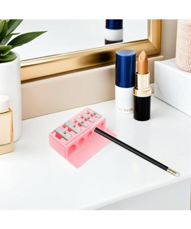 Taille-crayon Cosm tique Manuel 5 Trous Lot de 2 Rose Aiguiseur Multi-tailles pour Crayons Sourcils L vres et Eyeliner avec Lame en Acier au Mangan se Portable Maquillage - Buy Online on GoSupps.com