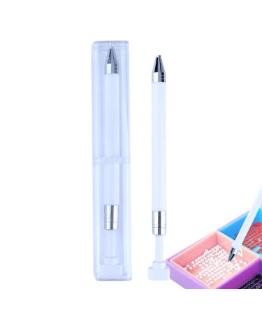 Nail Drill | Manicure Art Precision Pencil Rhinestone Art Portable Dotting Nail Too for Home Travel Business Trip Apartment White