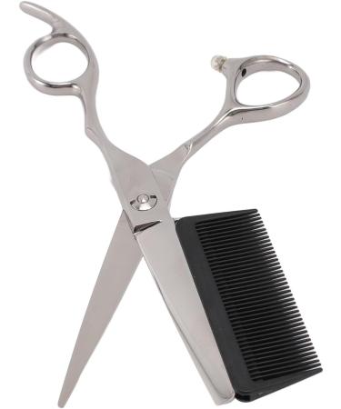 Professional Hair Cutting Scissors Kit for Salon Home 2 Comb Japanese Stainless Steel Serrated Blade Ergonomic Handle Multipurpose Use with Comfortable Grip for Precise Cutting - Buy Online on GoSupps.com