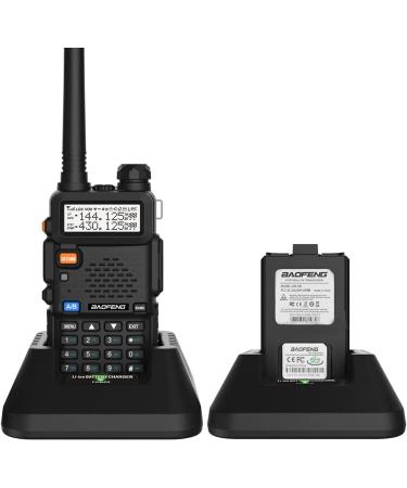 BAOFENG UV-5R Dual Band Two Way Radio (Black) 144-148MHz & 420-450MHz - Reliable Communication Solution - Buy Online on GoSupps.com