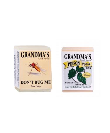 Grandma's Pure & Natural Poison Ivy Bar & Don't Bug Me Bar - Buy Online on GoSupps.com