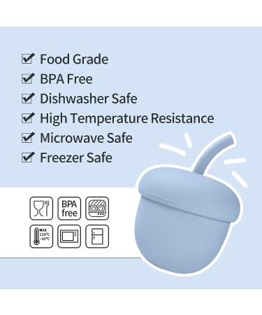 Acorn Toddler Cups - Silicone Sippy & Straw Cup for Child Feeding, 6.7 oz, BPA-Free - Buy Online on GoSupps.com